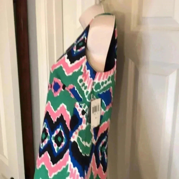 đ
șNWTÂ Gabby Skye sleeveless disco mod multi color liberty floralâdress side 8 - Picture 4 of 12